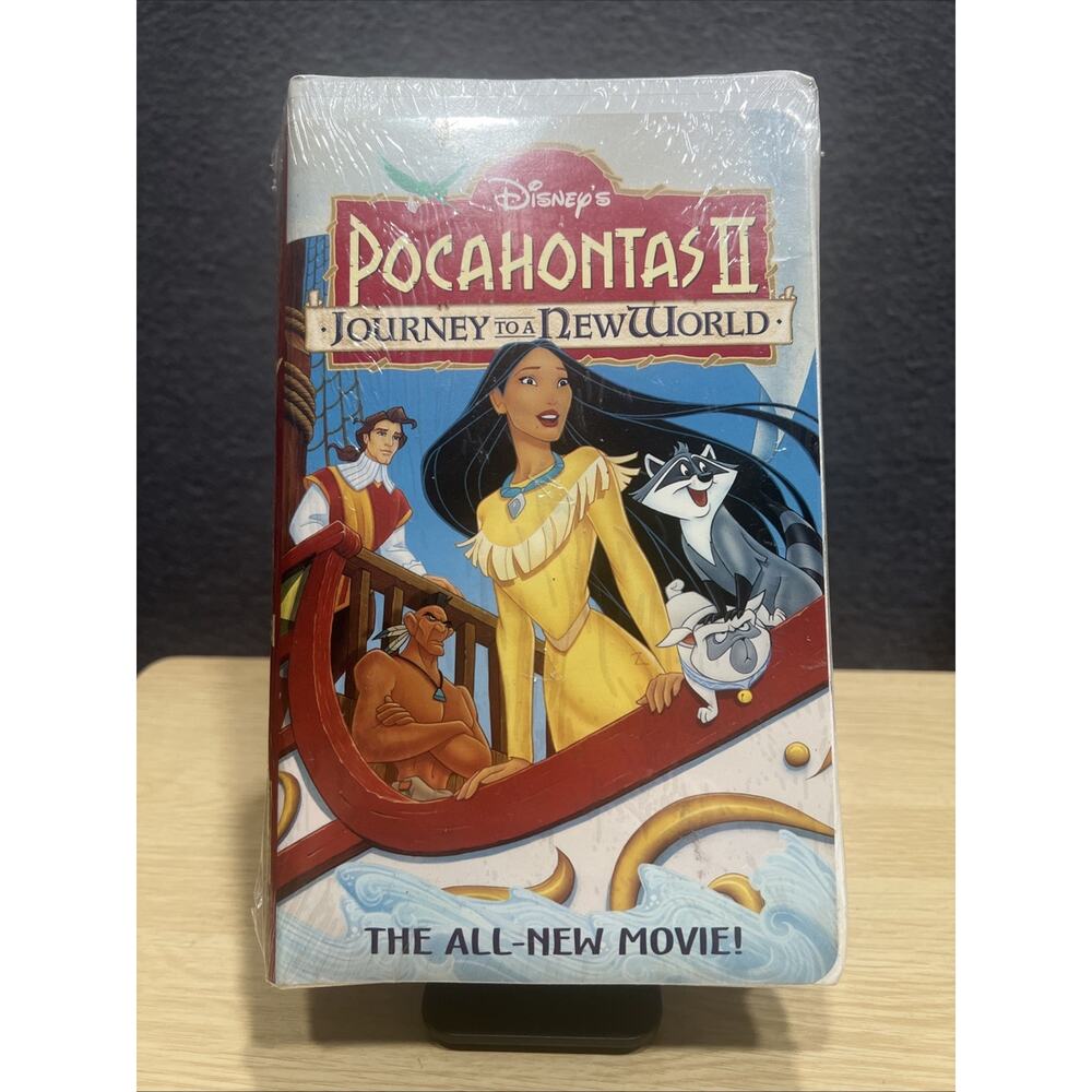 Disney Pocahontas II Journey World VHS Video Tape VCR Movie Retro 2 New Sealed